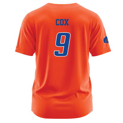 Boise State - NCAA Women's Volleyball : Athena Cox - Orange Jersey-1