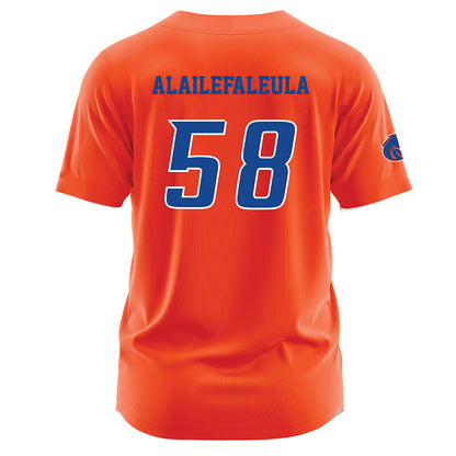 Boise State - NCAA Football : Deuce Alailefaleula - Orange Jersey-1
