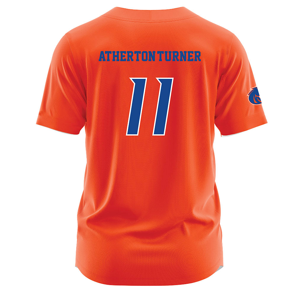 Boise State - NCAA Women's Soccer : Ella Atherton-Turner - Orange Jersey-1