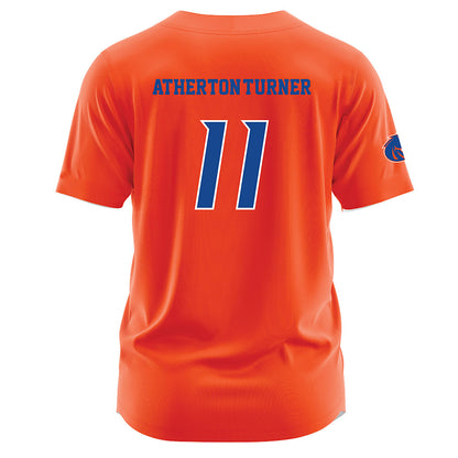 Boise State - NCAA Women's Soccer : Ella Atherton-Turner - Orange Jersey-1
