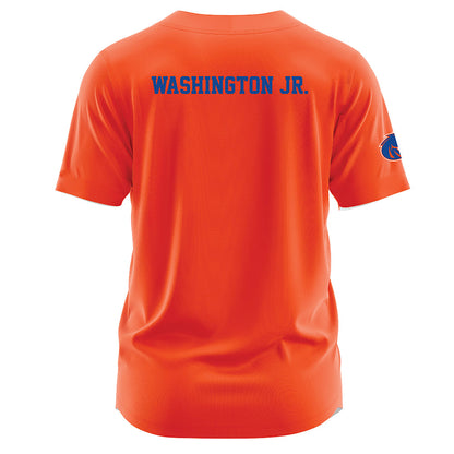 Boise State - NCAA Football : JeRico Washington Jr. - Orange Jersey-1
