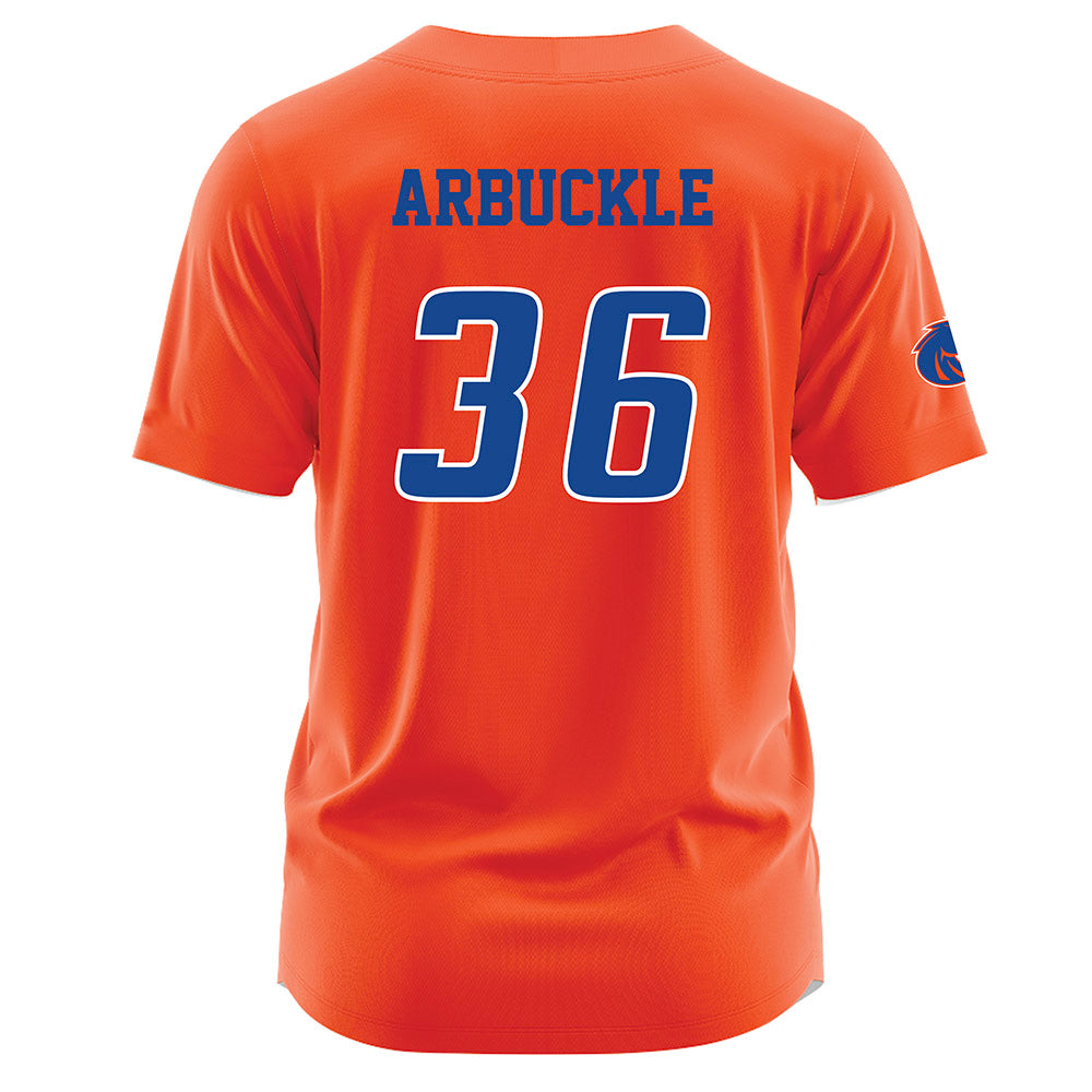 Boise State - NCAA Football : Jacob Arbuckle - Orange Jersey-1