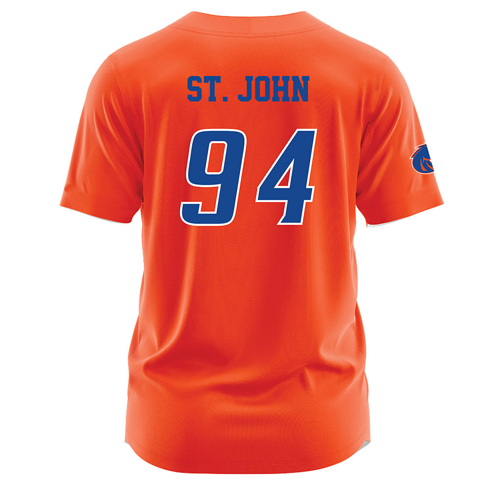 Boise State - NCAA Football : Paz St. John - Orange Jersey-1