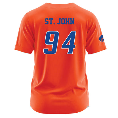 Boise State - NCAA Football : Paz St. John - Orange Jersey-1