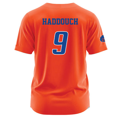 Boise State - NCAA Men's Tennis : Idriss Haddouch - Orange Jersey