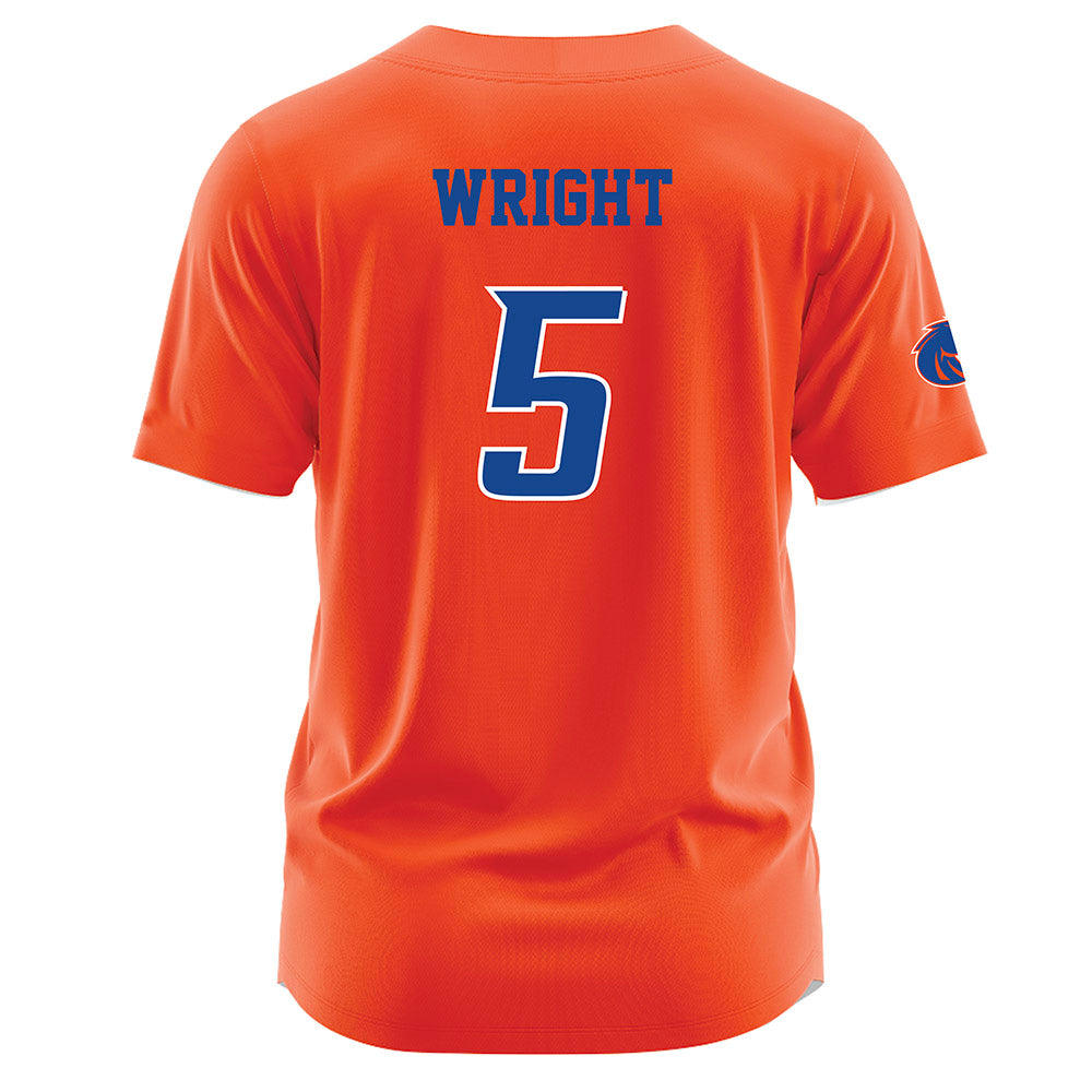 Boise State - NCAA Football : Akeem Wright - Orange Jersey-1