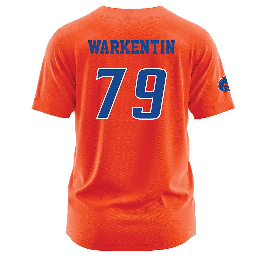 Boise State - NCAA Football : Connor Warkentin - Orange Jersey-1