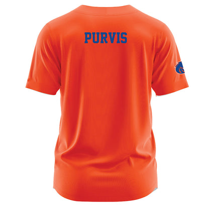 Boise State - NCAA Beach Volleyball : Tessa Purvis - Orange Jersey-1