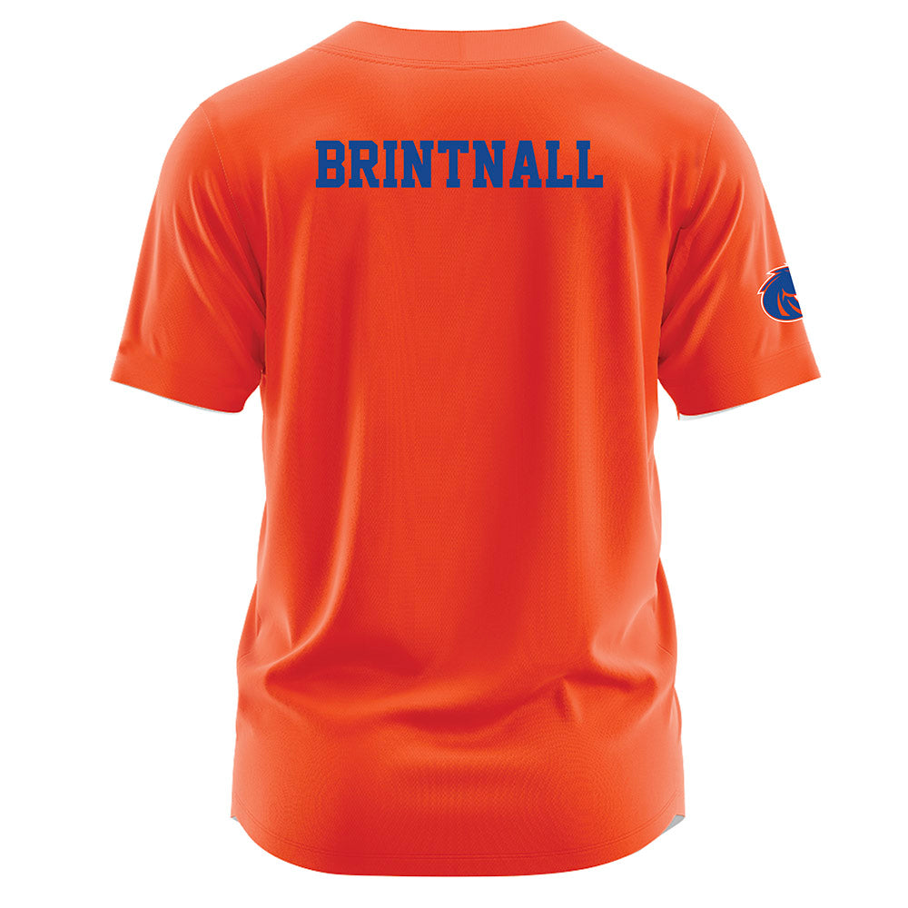 Boise State - NCAA Women's Track & Field : Campbell Brintnall - Orange Jersey-1