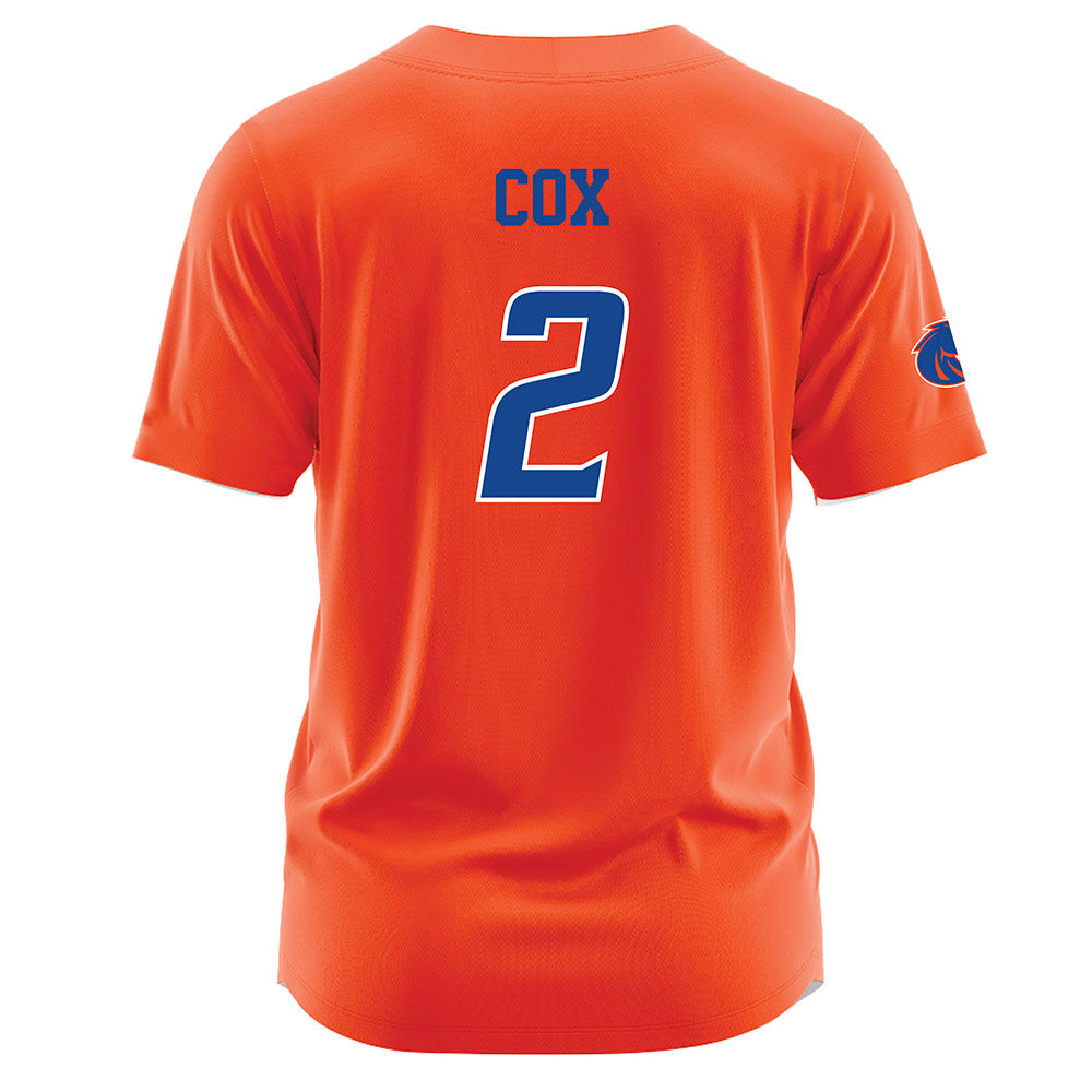 Boise State - NCAA Women's Volleyball : Athena Cox - Orange Jersey-1