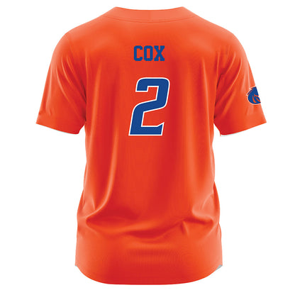 Boise State - NCAA Women's Volleyball : Athena Cox - Orange Jersey-1