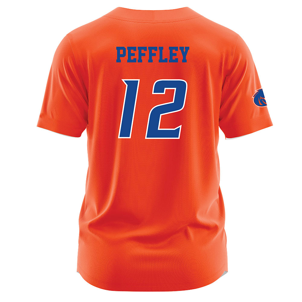 Boise State - NCAA Softball : Grace Peffley - Orange Jersey-1