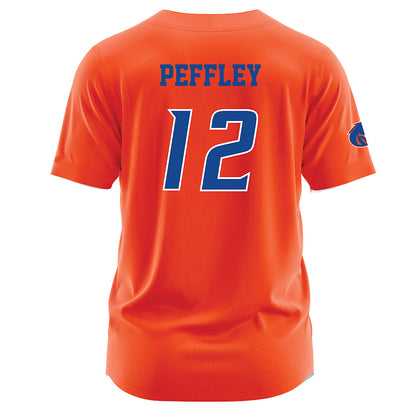 Boise State - NCAA Softball : Grace Peffley - Orange Jersey-1