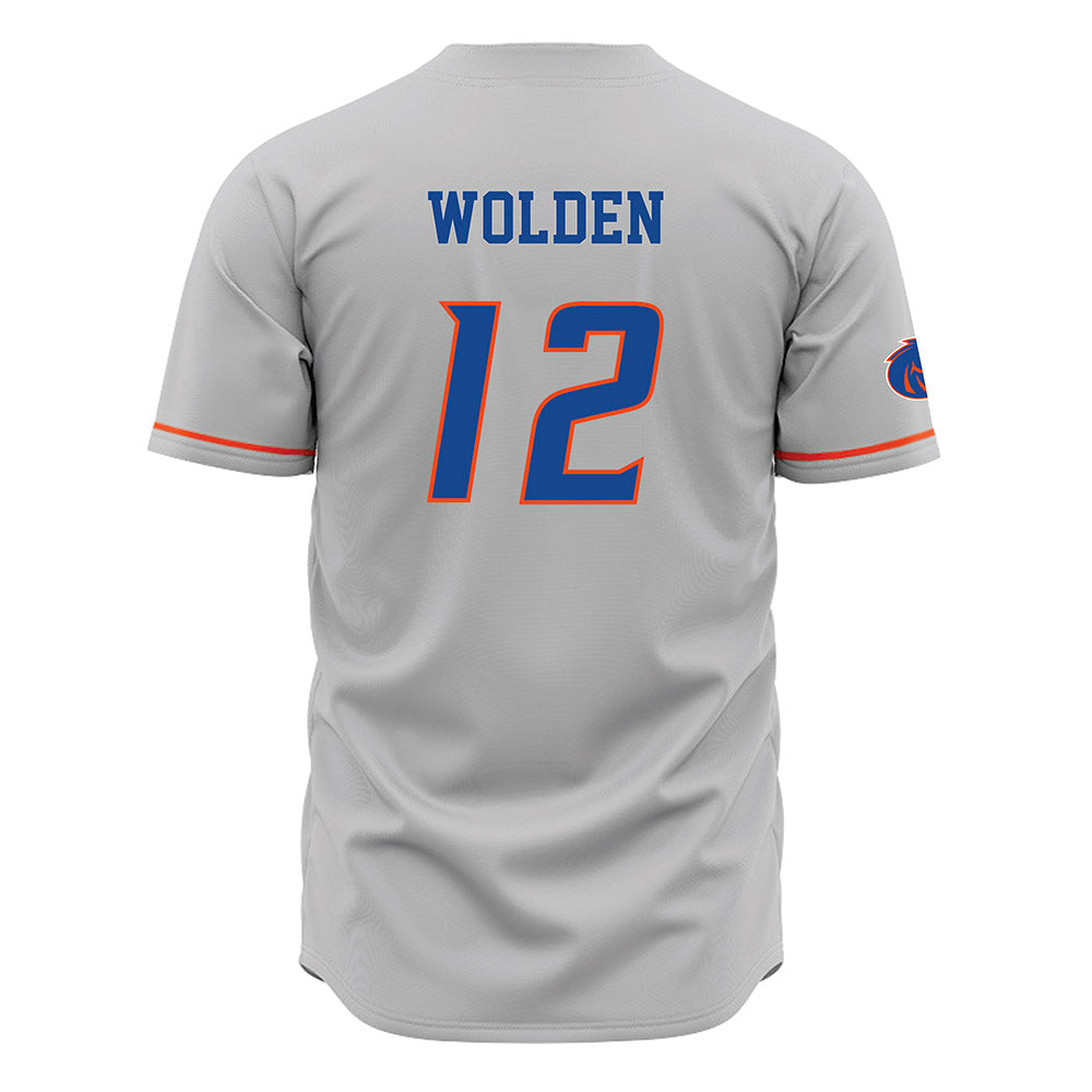 Boise State - NCAA Beach Volleyball : Addison Wolden - Grey Jersey-1