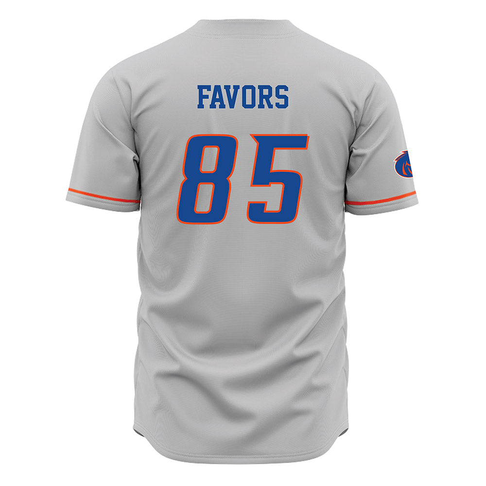 Boise State - NCAA Football : Terrious Favors - Grey Jersey-1