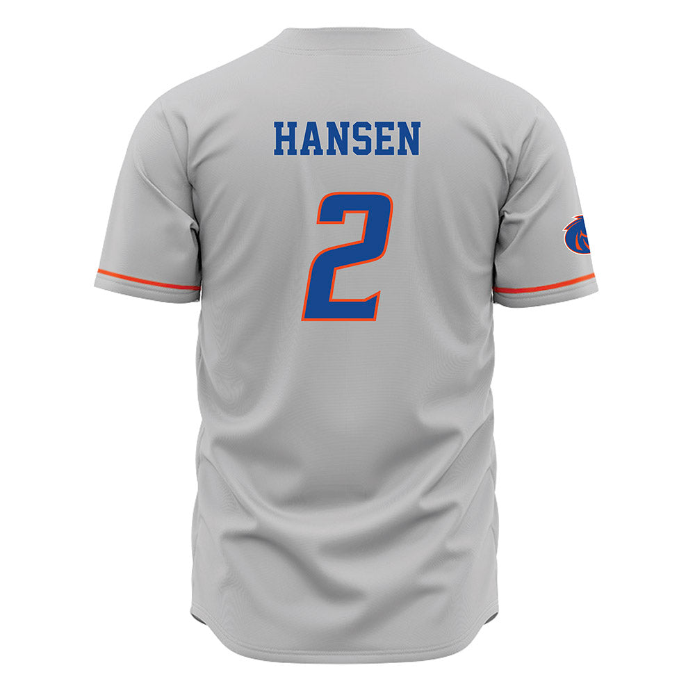 Boise State - NCAA Women's Volleyball : Amelia Hansen - Grey Jersey-1