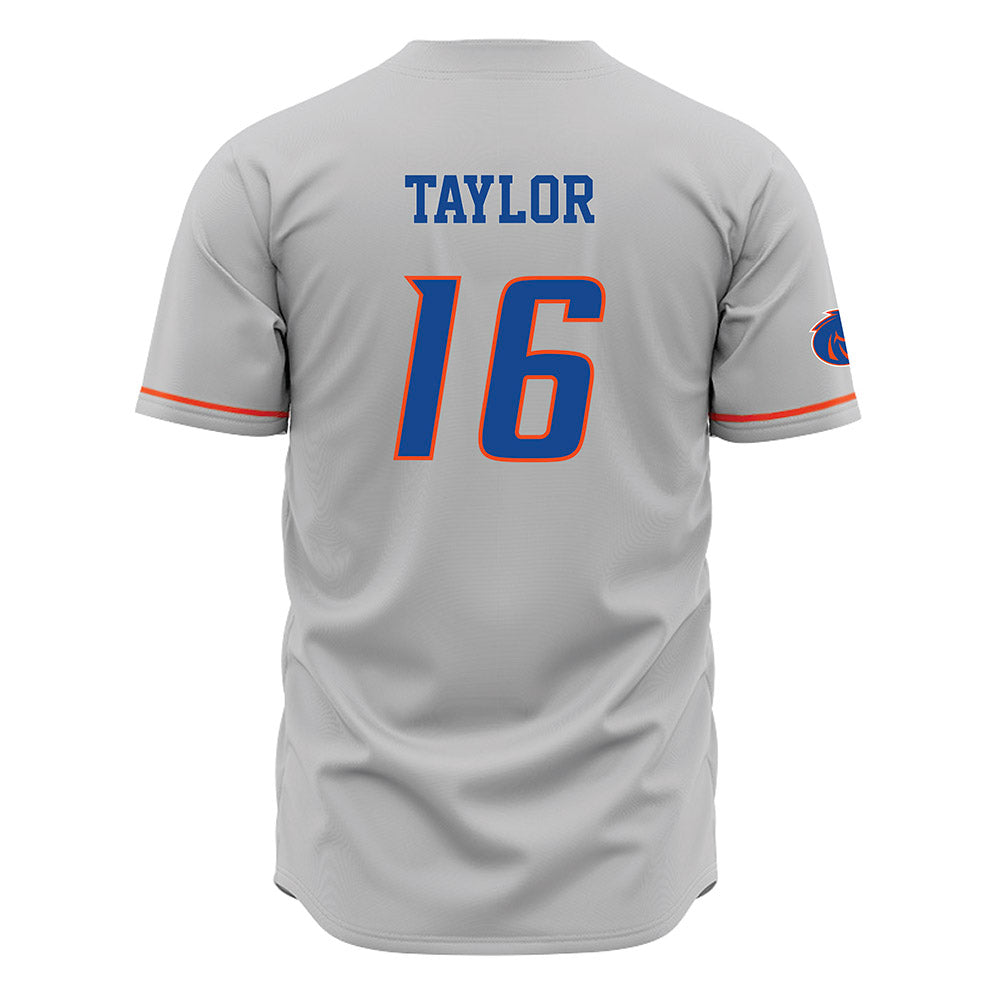 Boise State - NCAA Football : Jackson Taylor - Grey Jersey-1