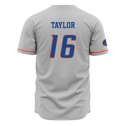 Boise State - NCAA Football : Jackson Taylor - Grey Jersey-1