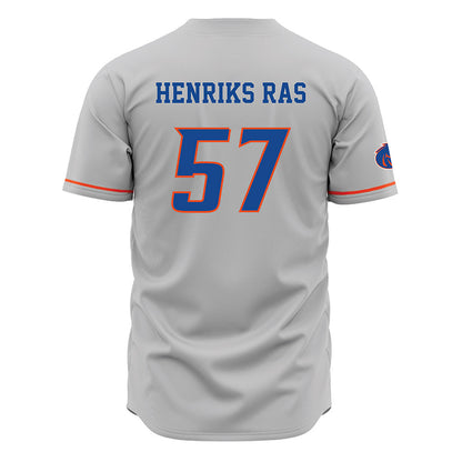 Boise State - NCAA Football : Gustaf Henriks Ras - Grey Jersey-1