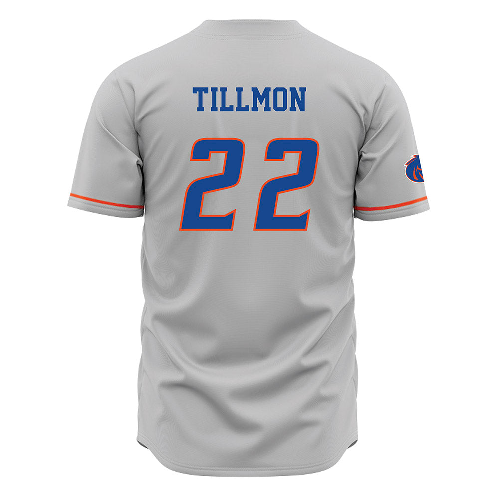 Boise State - NCAA Football : Roman Tillmon - Grey Jersey-1
