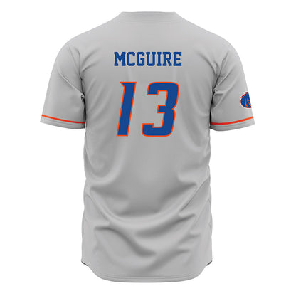 Boise State - NCAA Women's Soccer : Frankie McGuire - Grey Jersey-1