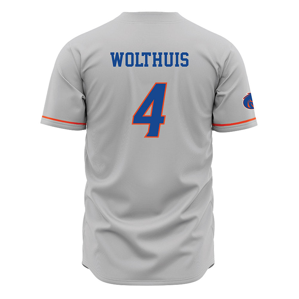 Boise State - NCAA Beach Volleyball : Elli Wolthuis - Grey Jersey-1