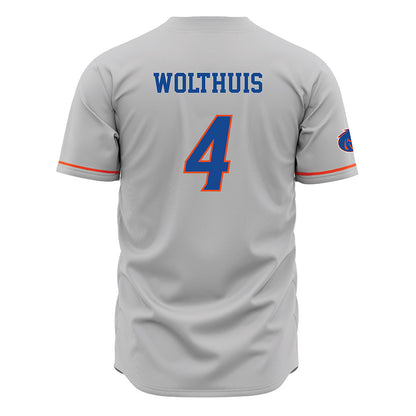 Boise State - NCAA Beach Volleyball : Elli Wolthuis - Grey Jersey-1