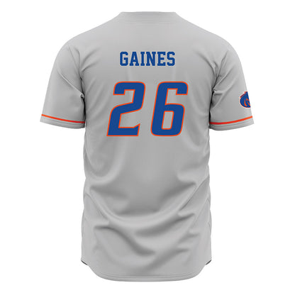 Boise State - NCAA Football : Sire Gaines - Grey Jersey-1