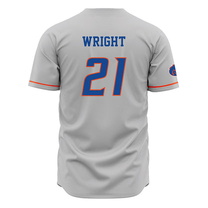 Boise State - NCAA Football : Akeem Wright - Grey Jersey-1