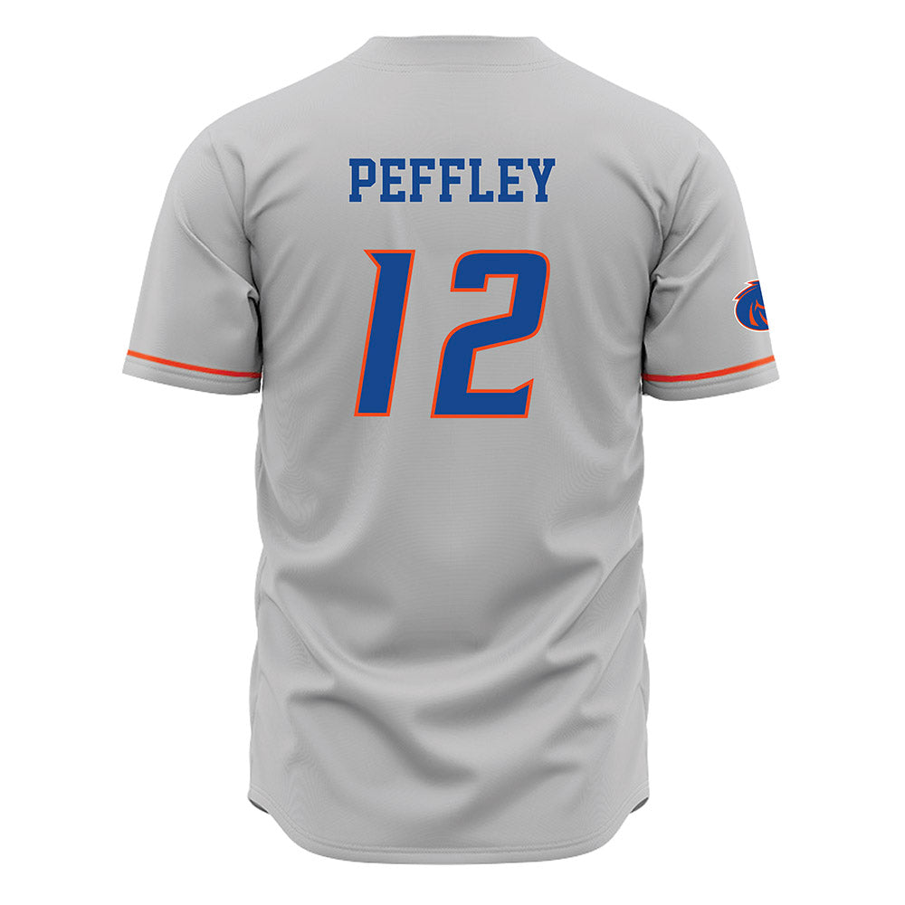 Boise State - NCAA Softball : Grace Peffley - Grey Jersey-1