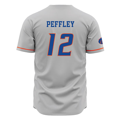 Boise State - NCAA Softball : Grace Peffley - Grey Jersey-1