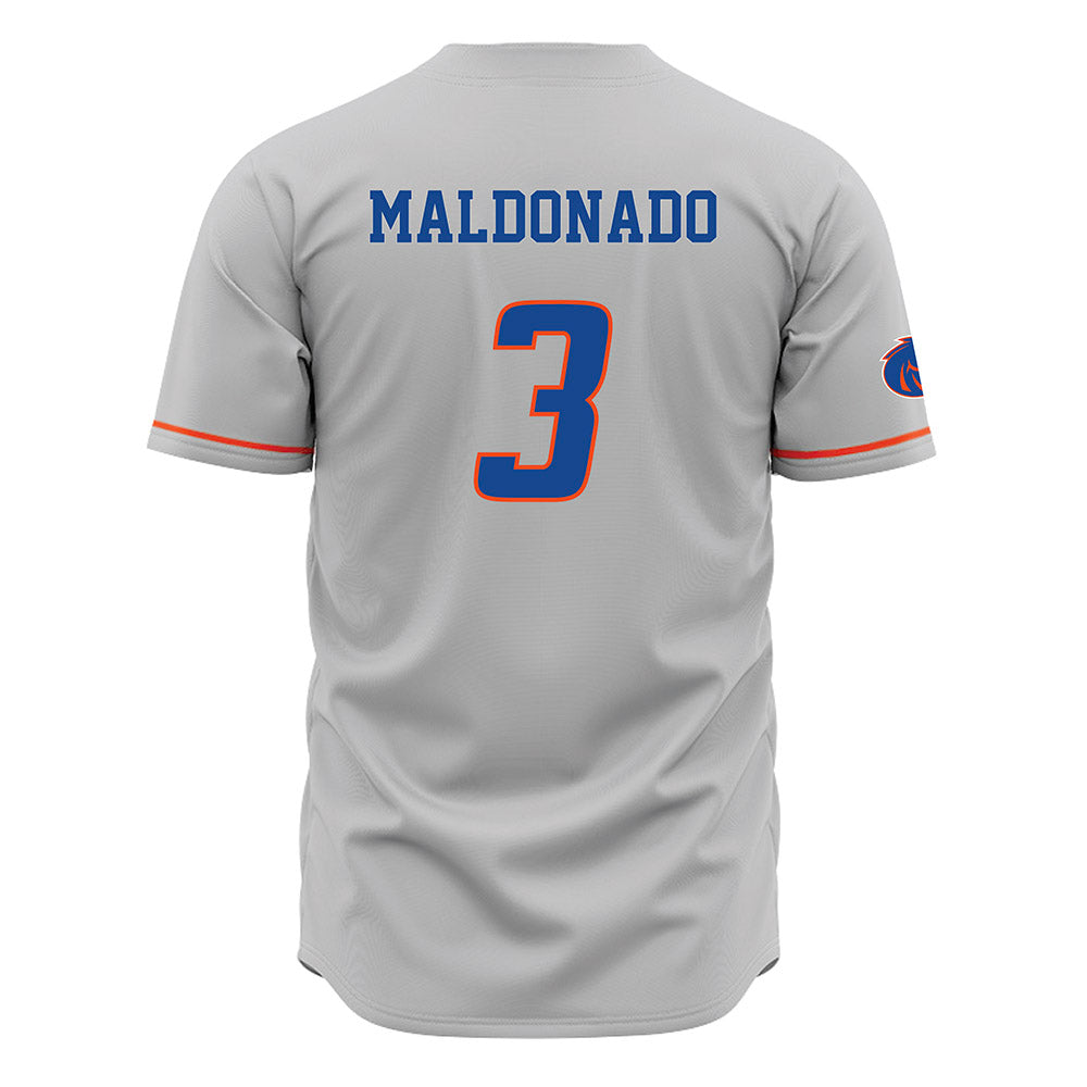 Boise State - NCAA Women's Basketball : Morgan Maldonado - Grey Jersey-1