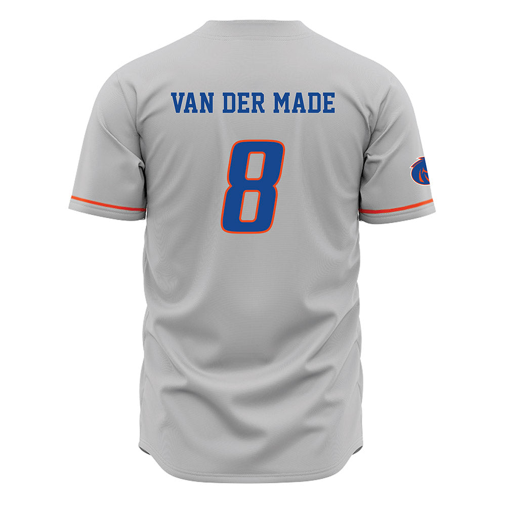 Boise State - NCAA Beach Volleyball : Serena van der Made - Grey Jersey-1