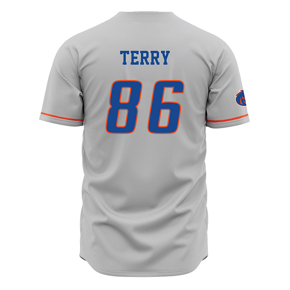 Boise State - NCAA Football : Austin Terry - Grey Jersey-1