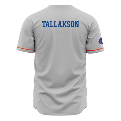 Boise State - NCAA Men's Tennis : Avery Tallakson - Grey Jersey-1