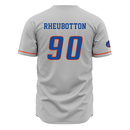 Boise State - NCAA Football : Drew Rheubotton - Grey Jersey-1