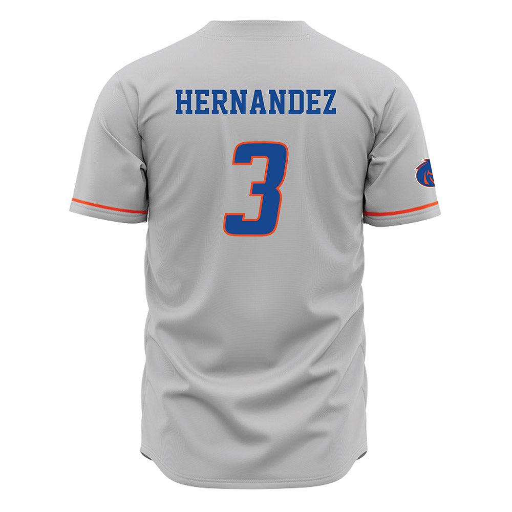 Boise State - NCAA Women's Soccer : Alina Hernandez - Grey Jersey-1