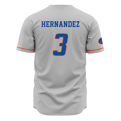 Boise State - NCAA Women's Soccer : Alina Hernandez - Grey Jersey-1