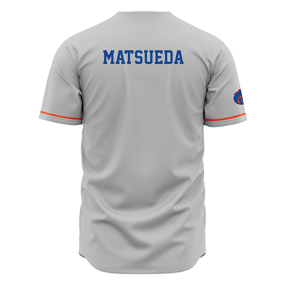 Boise State - NCAA Women's Golf : Teal Matsueda - Grey Jersey-1