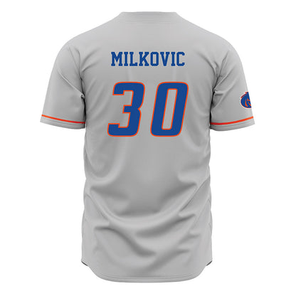 Boise State - NCAA Football : Wyatt Milkovic - Grey Jersey