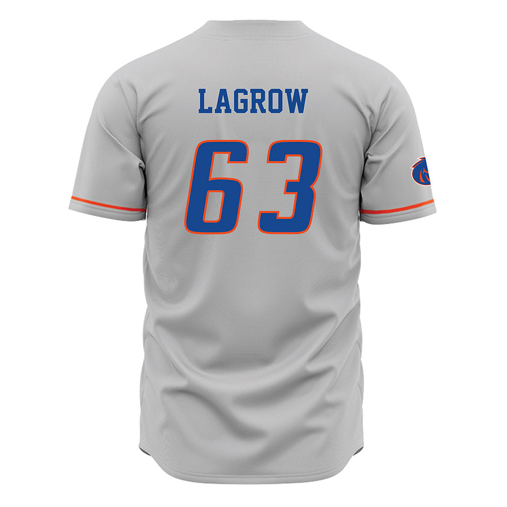 Boise State - NCAA Football : Connor LaGrow - Grey Jersey-1