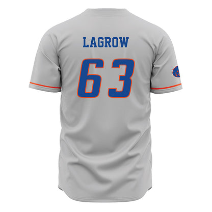 Boise State - NCAA Football : Connor LaGrow - Grey Jersey-1