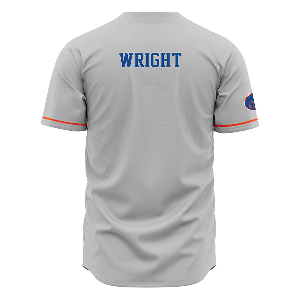 Boise State - NCAA Football : Akeem Wright - Grey Jersey-1