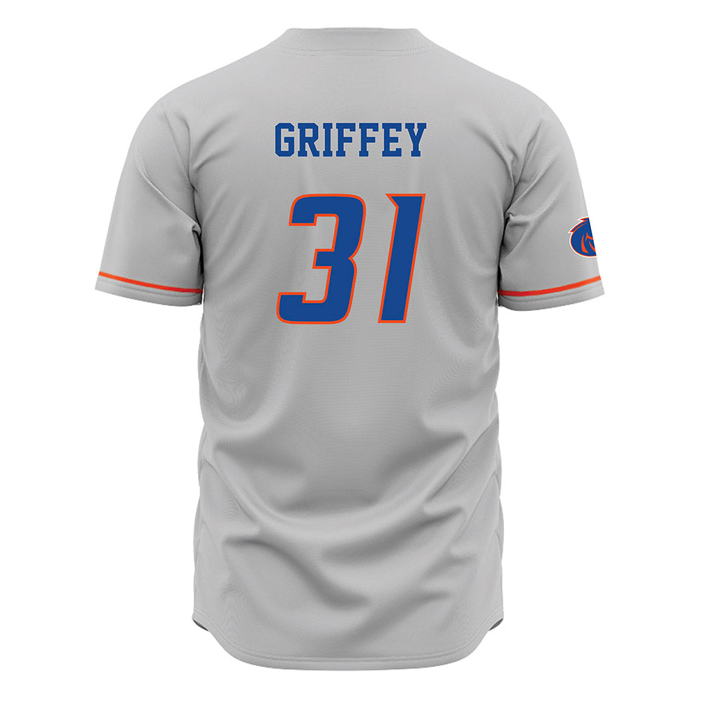 Boise State - NCAA Football : Tevin Griffey - Grey Jersey