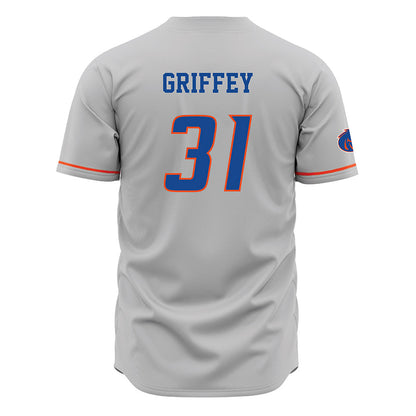 Boise State - NCAA Football : Tevin Griffey - Grey Jersey