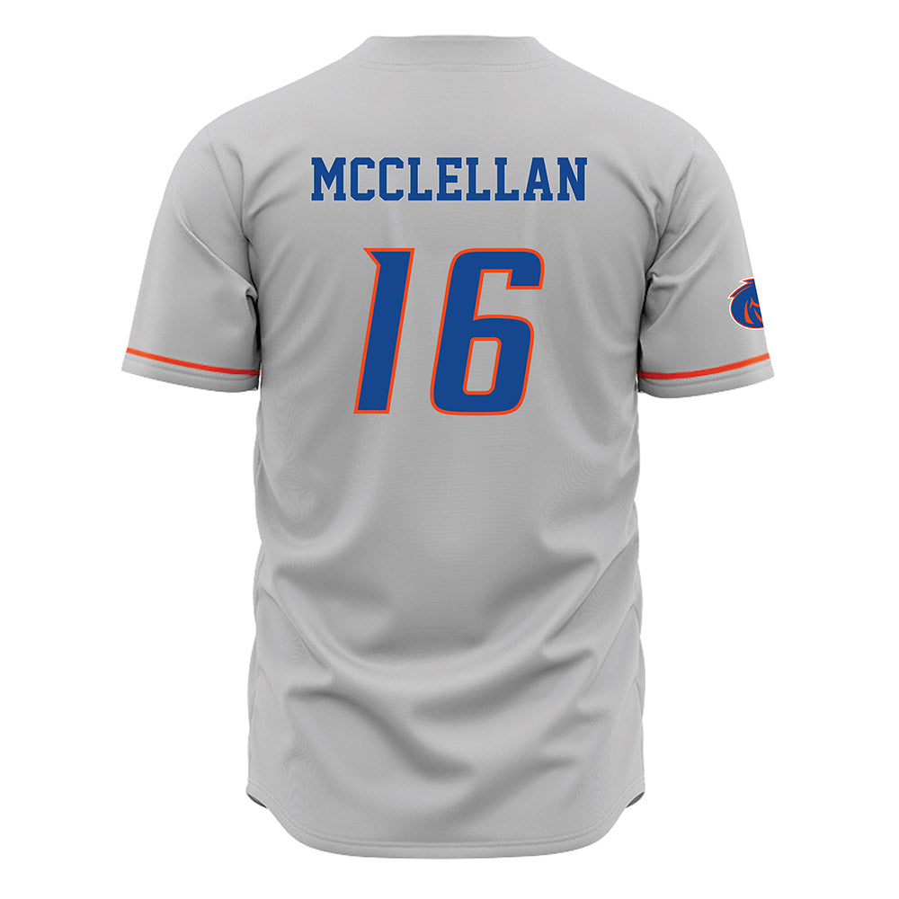 Boise State - NCAA Women's Soccer : Sierra McClellan - Grey Jersey-1