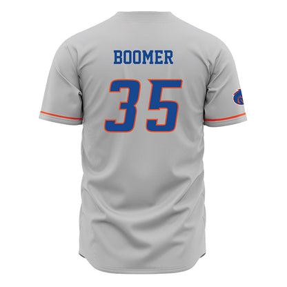Boise State - NCAA Football : Colton Boomer - Grey Jersey-1