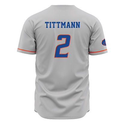 Boise State - NCAA Women's Volleyball : Azzy Tittmann - Grey Jersey-1