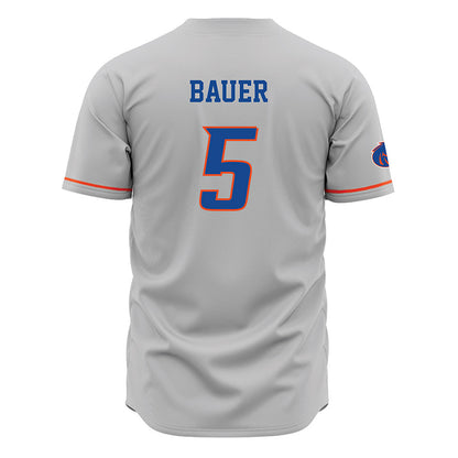 Boise State - NCAA Softball : Olivia Bauer - Grey Jersey-1