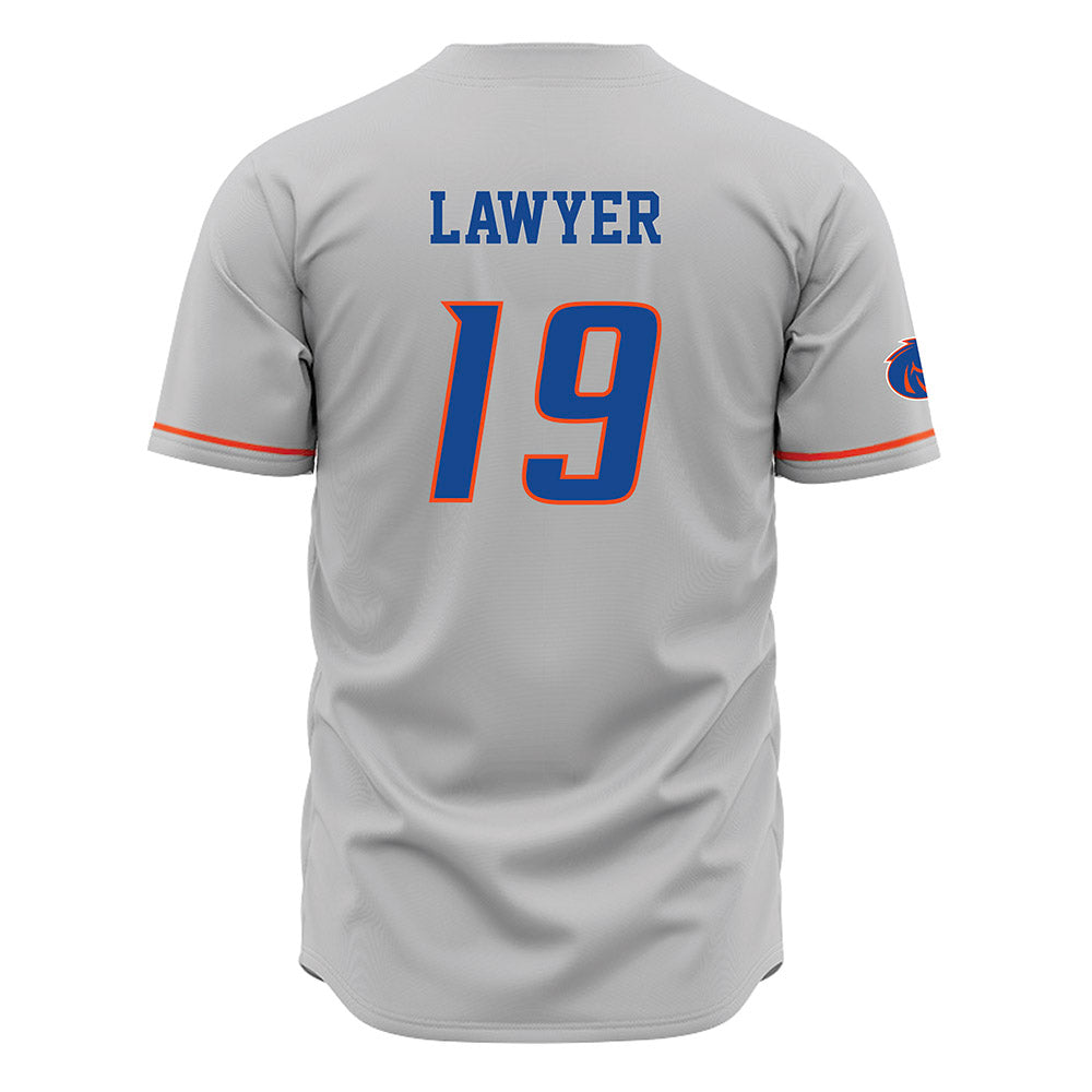Boise State - NCAA Women's Soccer : Asia Lawyer - Grey Jersey-1